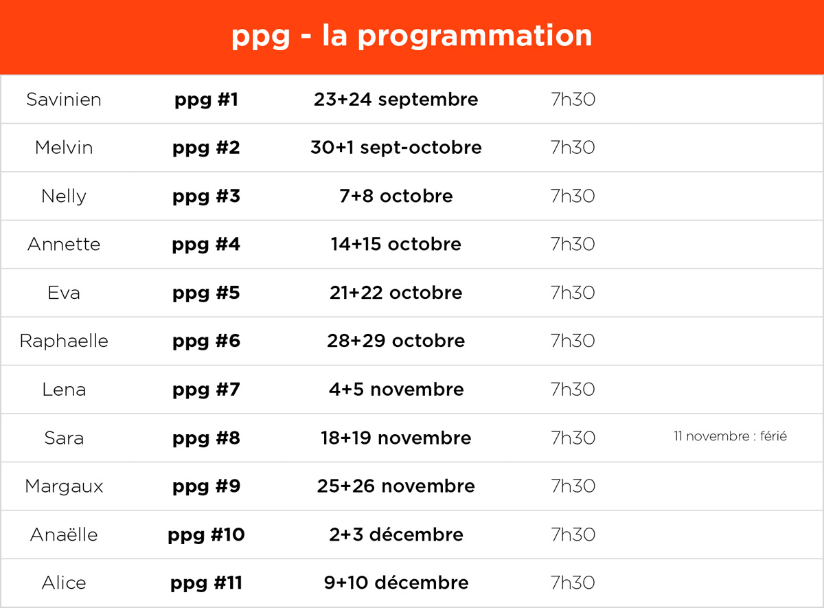 l'agenda du petit projet graphique 2020_2021