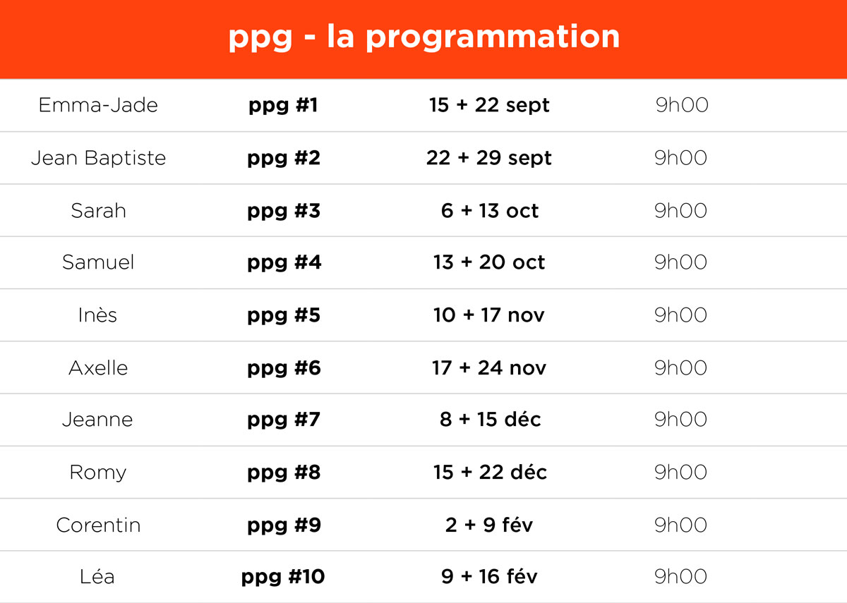 l'agenda du petit projet graphique 2023_2024